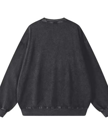 Snow Washed Oversized Sweatshirt