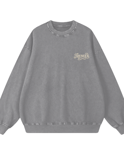 Snow Washed Oversized Sweatshirt