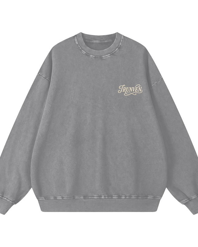 Snow Washed Oversized Sweatshirt