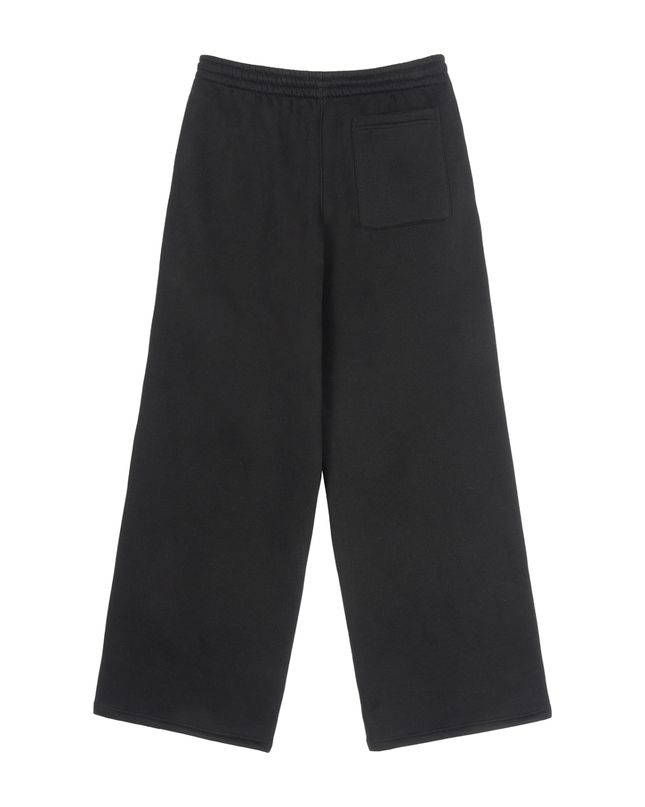 Fleece Drawstring Straight-Leg Sweatpants