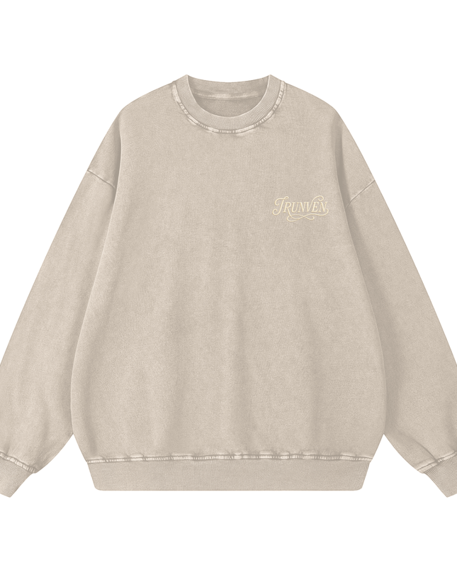 Snow Washed Oversized Sweatshirt