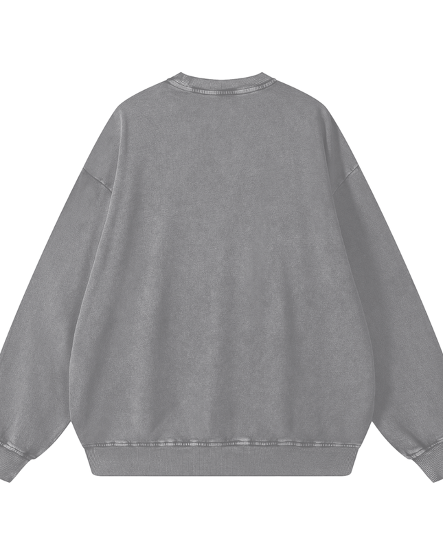 Snow Washed Oversized Sweatshirt