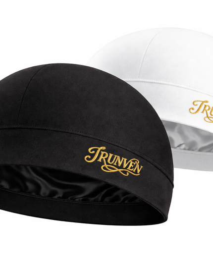 Men’s Silk Lined Skull Cap – Satin Wave Cap & Hair Protection Sleep Hat