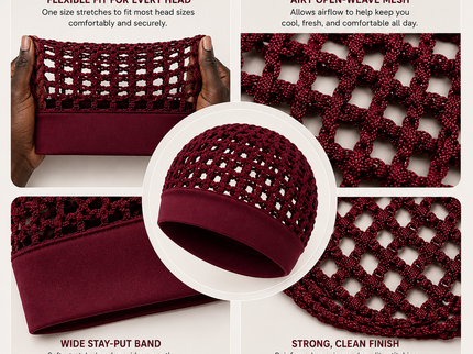 IRUNVEN Headband Doobie Net
