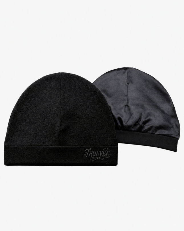 Satin-Lined Skull Cap – Hair Protection for Sleep, Gym & Daily Wear