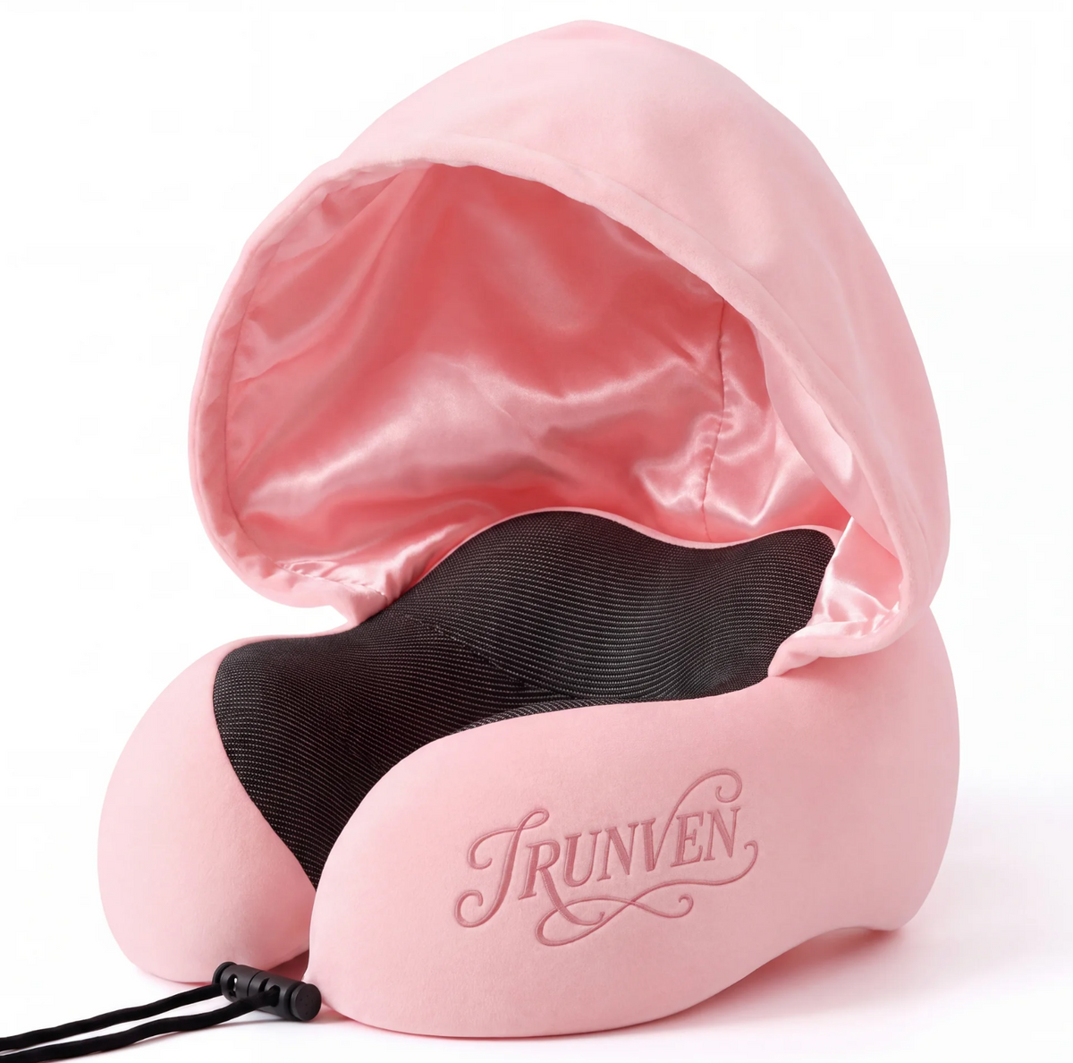 Satin-Lined Hooded Neck Pillow