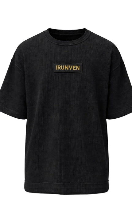 Waffle Knit Oversized Tee