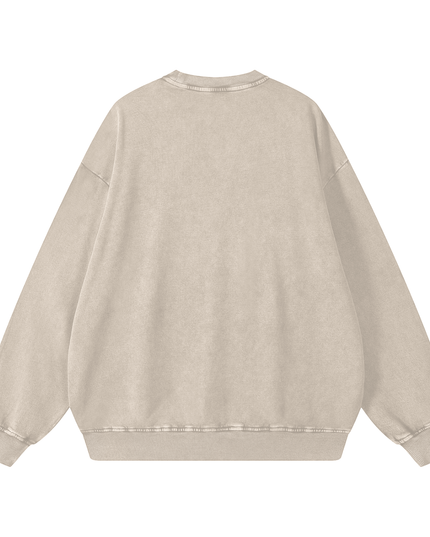 Snow Washed Oversized Sweatshirt