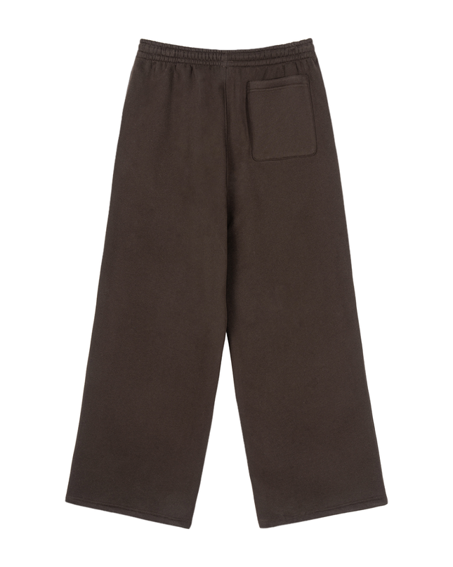 Fleece Drawstring Straight-Leg Sweatpants