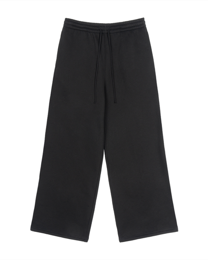 Fleece Drawstring Straight-Leg Sweatpants
