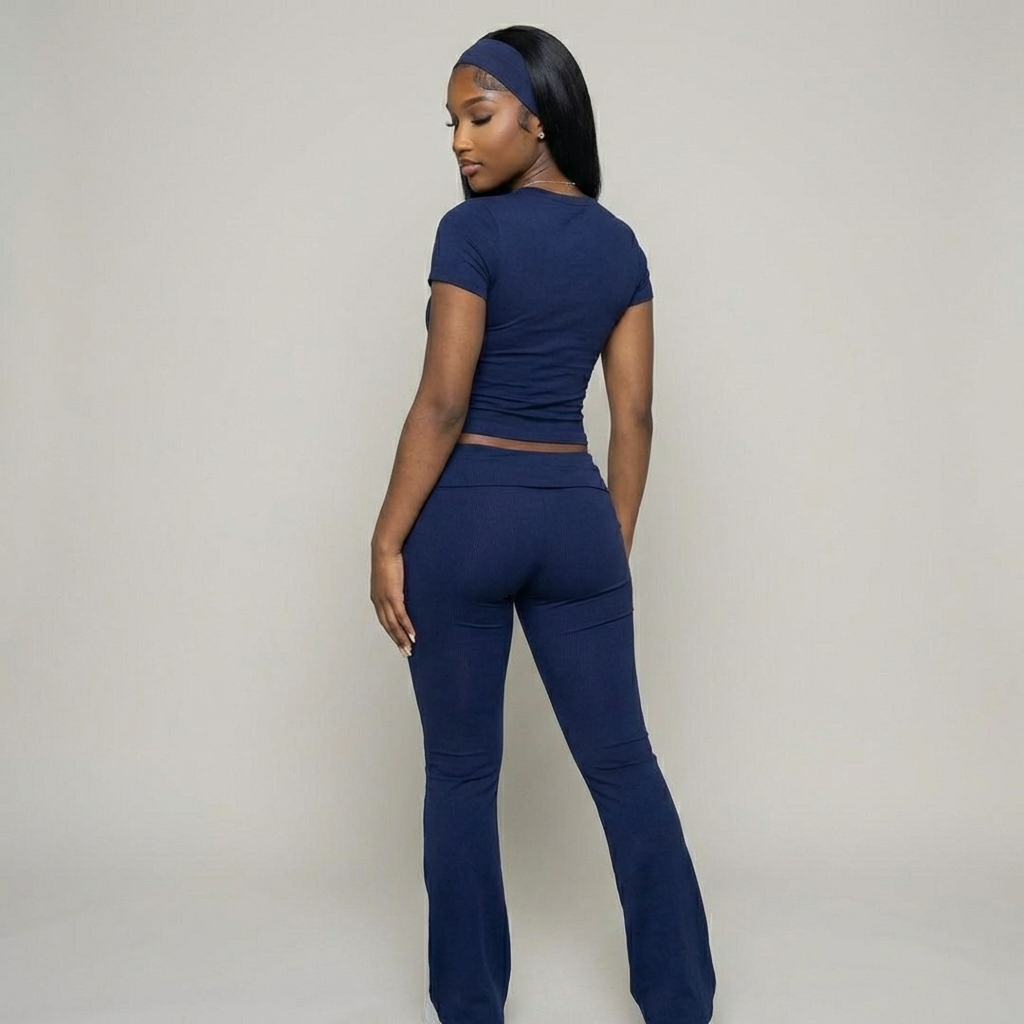IRUNVEN cotton lounge set close-up – soft breathable 97% cotton 3% spandex fabric