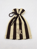 Satin Lined Tie Beanie Hat