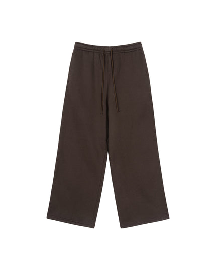 Fleece Drawstring Straight-Leg Sweatpants