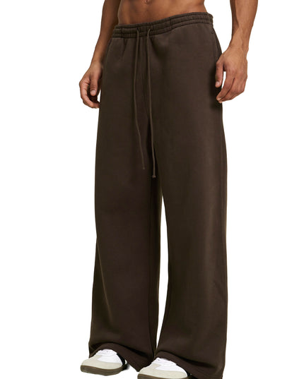 Fleece Drawstring Straight-Leg Sweatpants