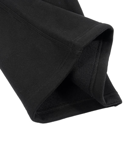 Fleece Drawstring Straight-Leg Sweatpants