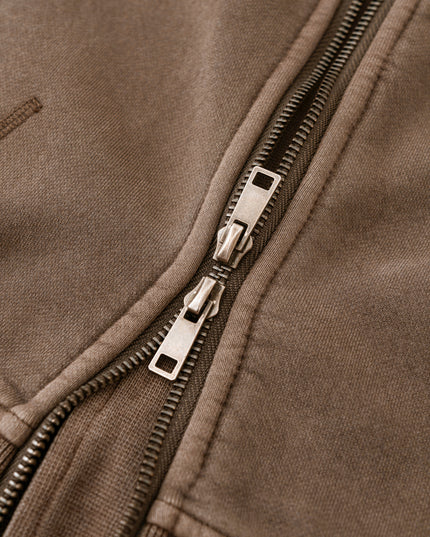 Vintage Contour Zip